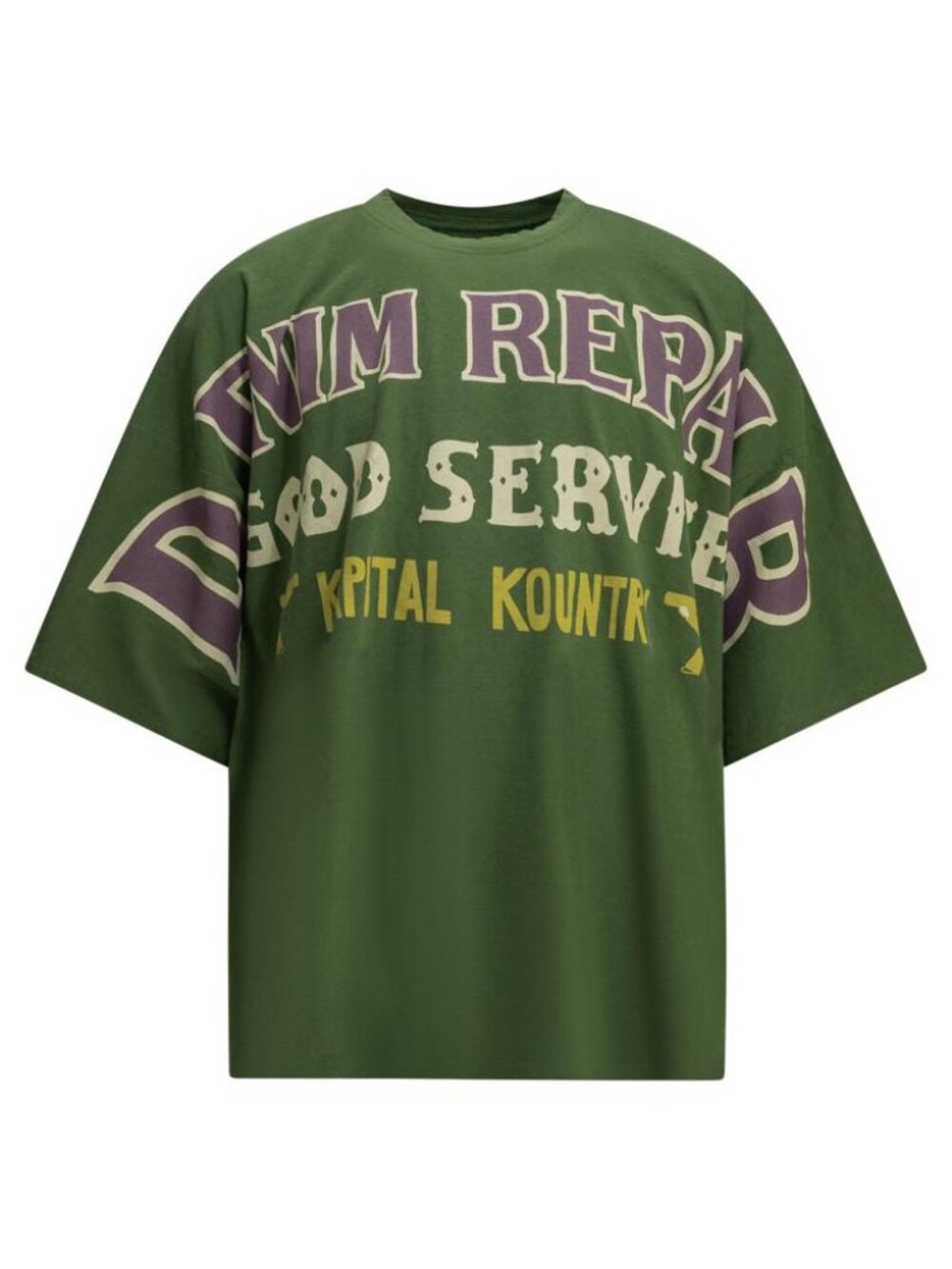 Kapital Jersey Huge Crew-Neck T-Shirt Tag Size 3 Men